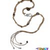 Brown Braided Rope Waist Chain01